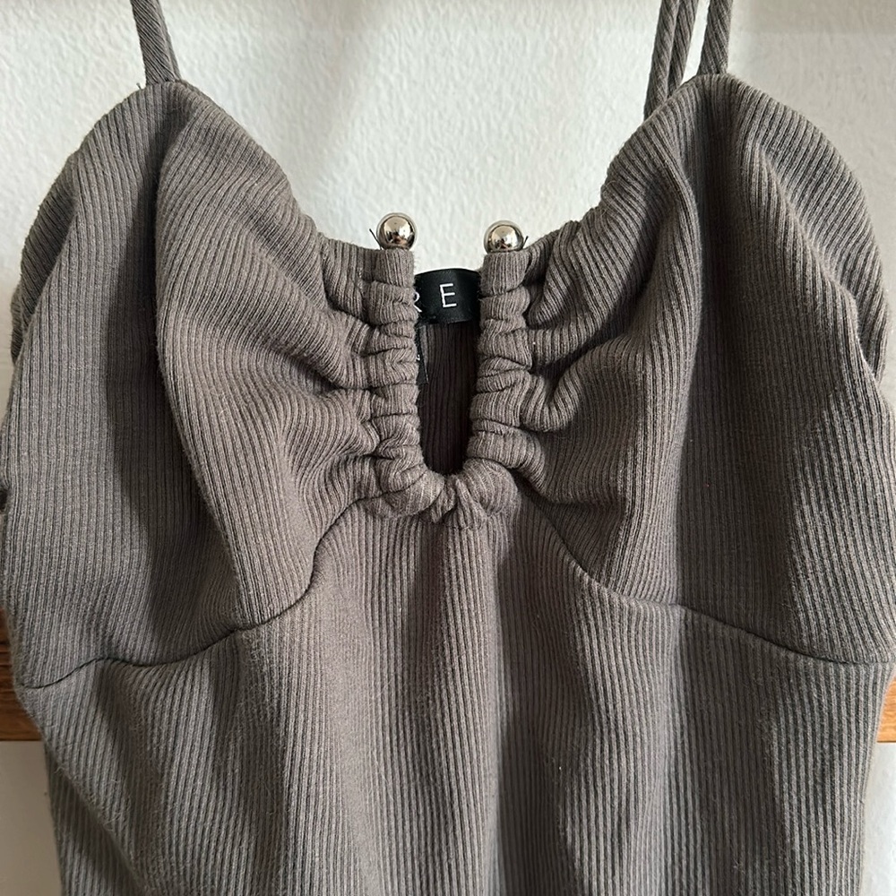 Fore Ribbed Bodycon Dress - Picture 5 of 10
